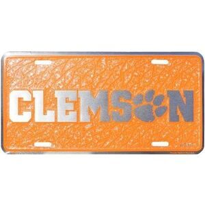 Clemson Tigers NCAA Mosaic License Plate